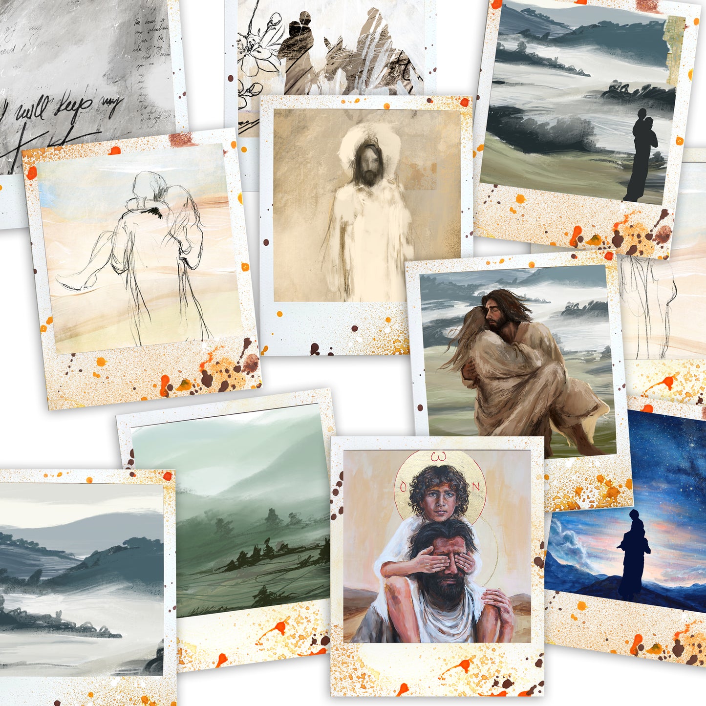 Beautiful 5 Trust - ADD ON - Polaroid images -digital download