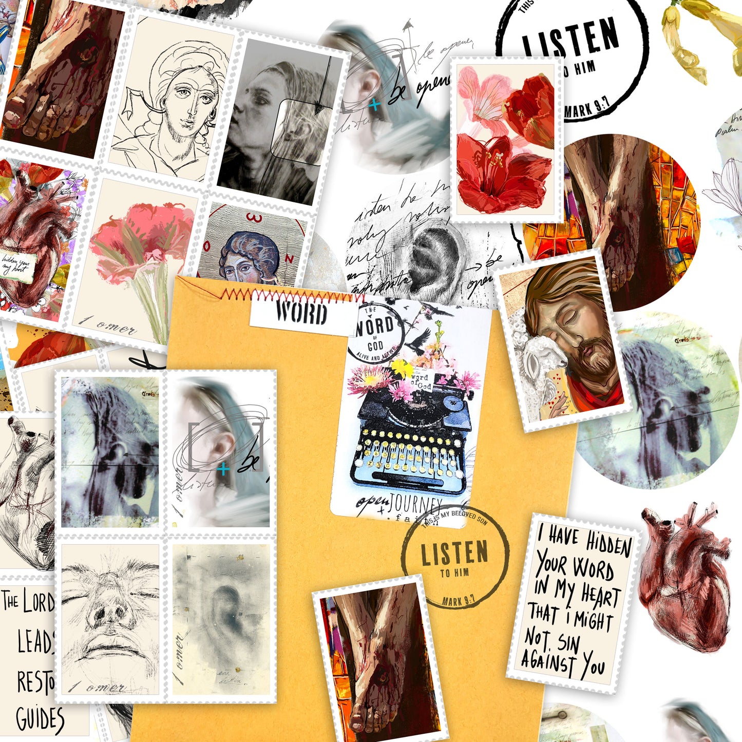 LISTEN kit ADD ON sticker pack