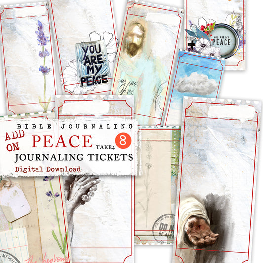 PEACE-Journaling Tickets - digital download