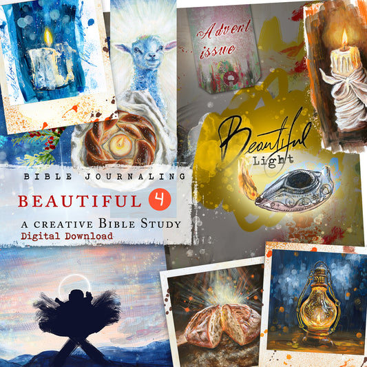 Beautiful 4- Light- Advent creative bible study - digital download