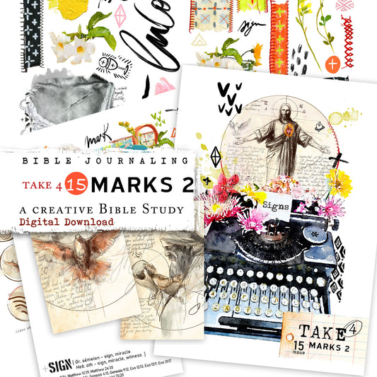 MARKS 2 - Bible Journaling kit- digital download