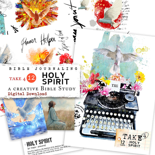 HOLY SPIRIT-Take 4 Bible Journaling kit- digital download
