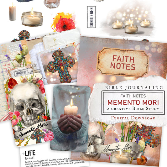 MEMENTO MORI - Bible Journaling kit- digital download