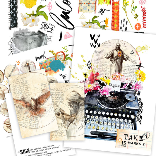 MARKS 2 - kit for Bible Journaling