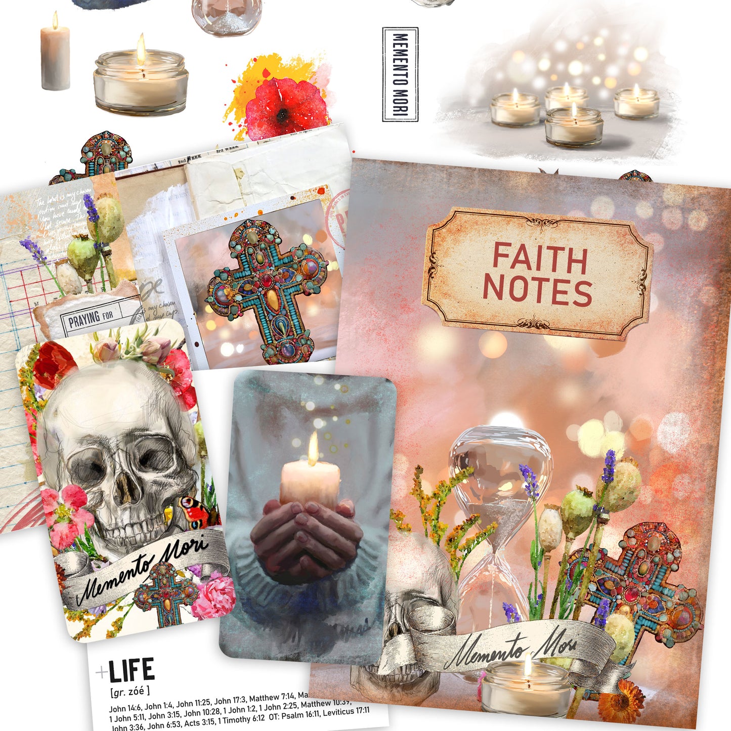 MEMENTO MORI - kit for Bible Journaling