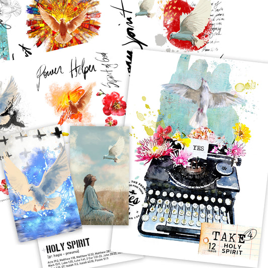 HOLY SPIRIT - Take 4 kit for Bible Journaling