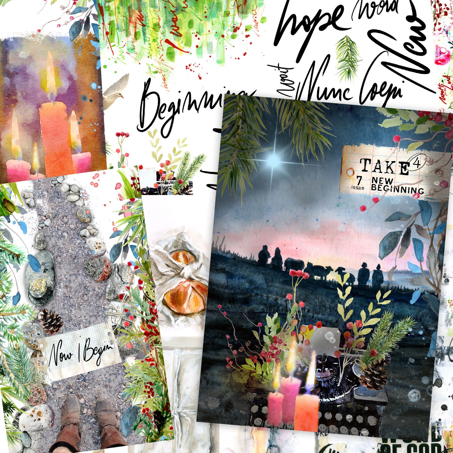 TAKE 4 - New Beginning - Advent Bible journaling kit