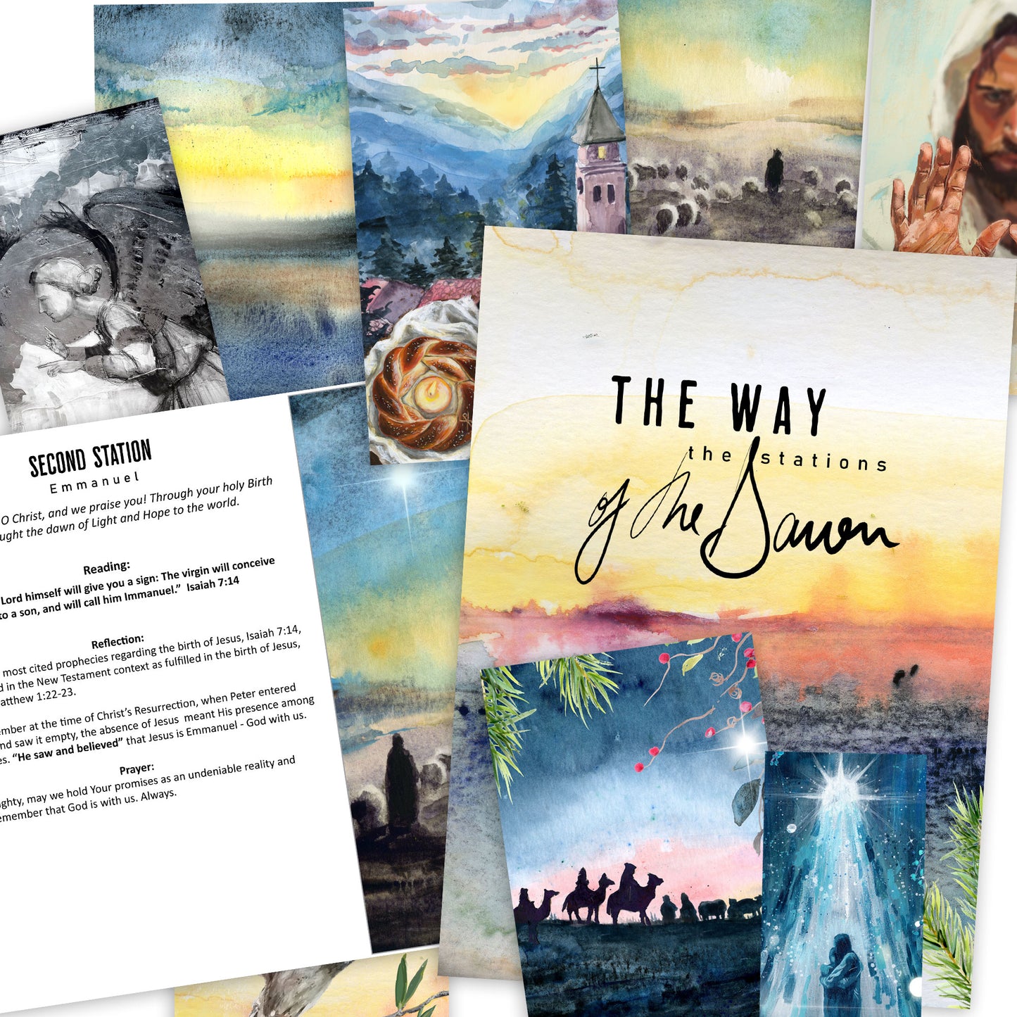 The Way (Stations) of the Dawn - Advent Bible journaling kit