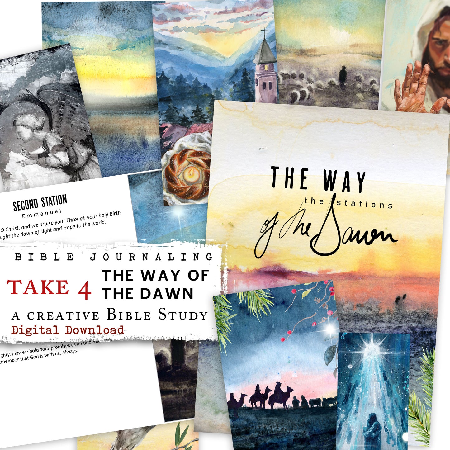 The Way (Stations) of the Dawn - Advent Bible journaling kit