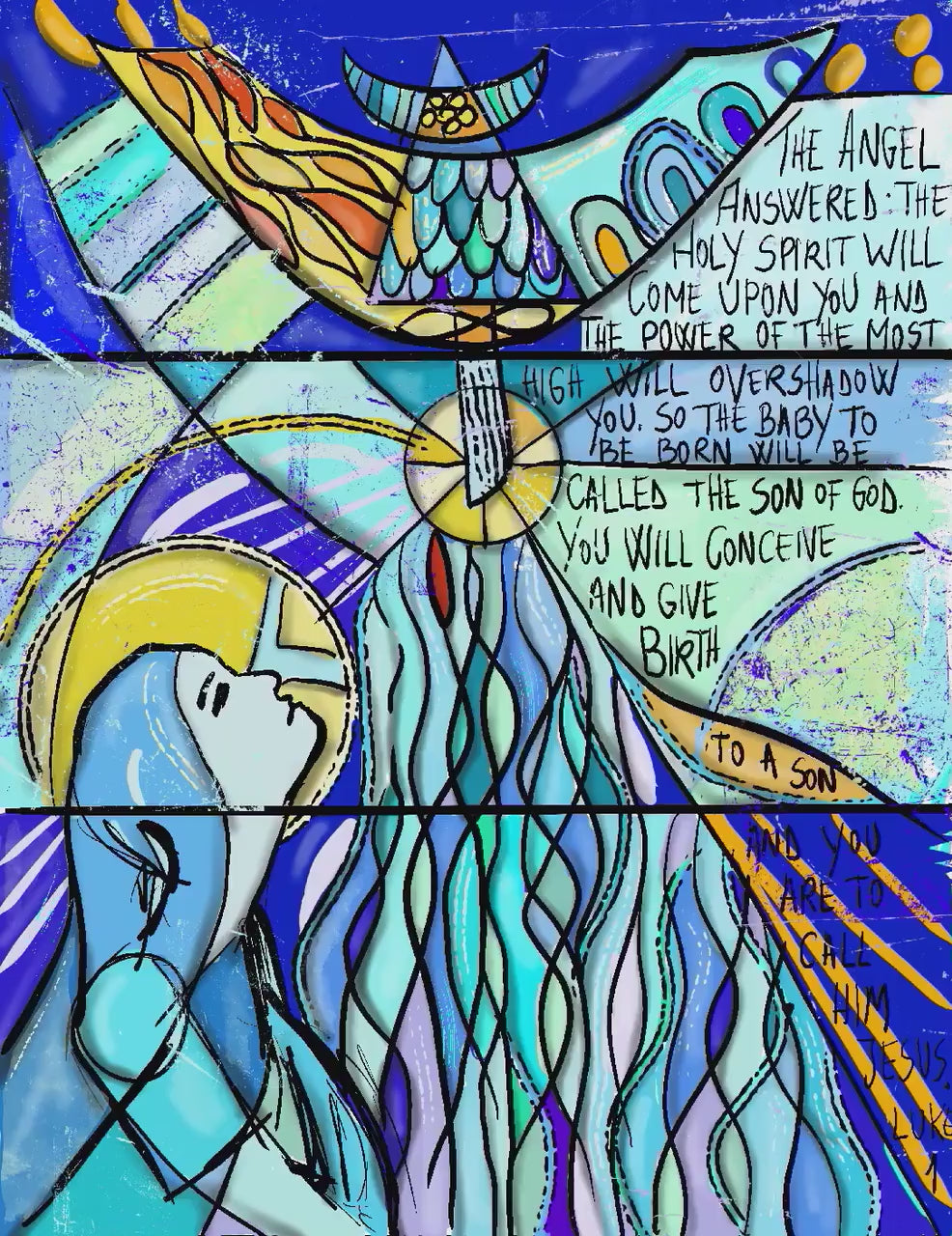 The Annunciation- fine art giclee print