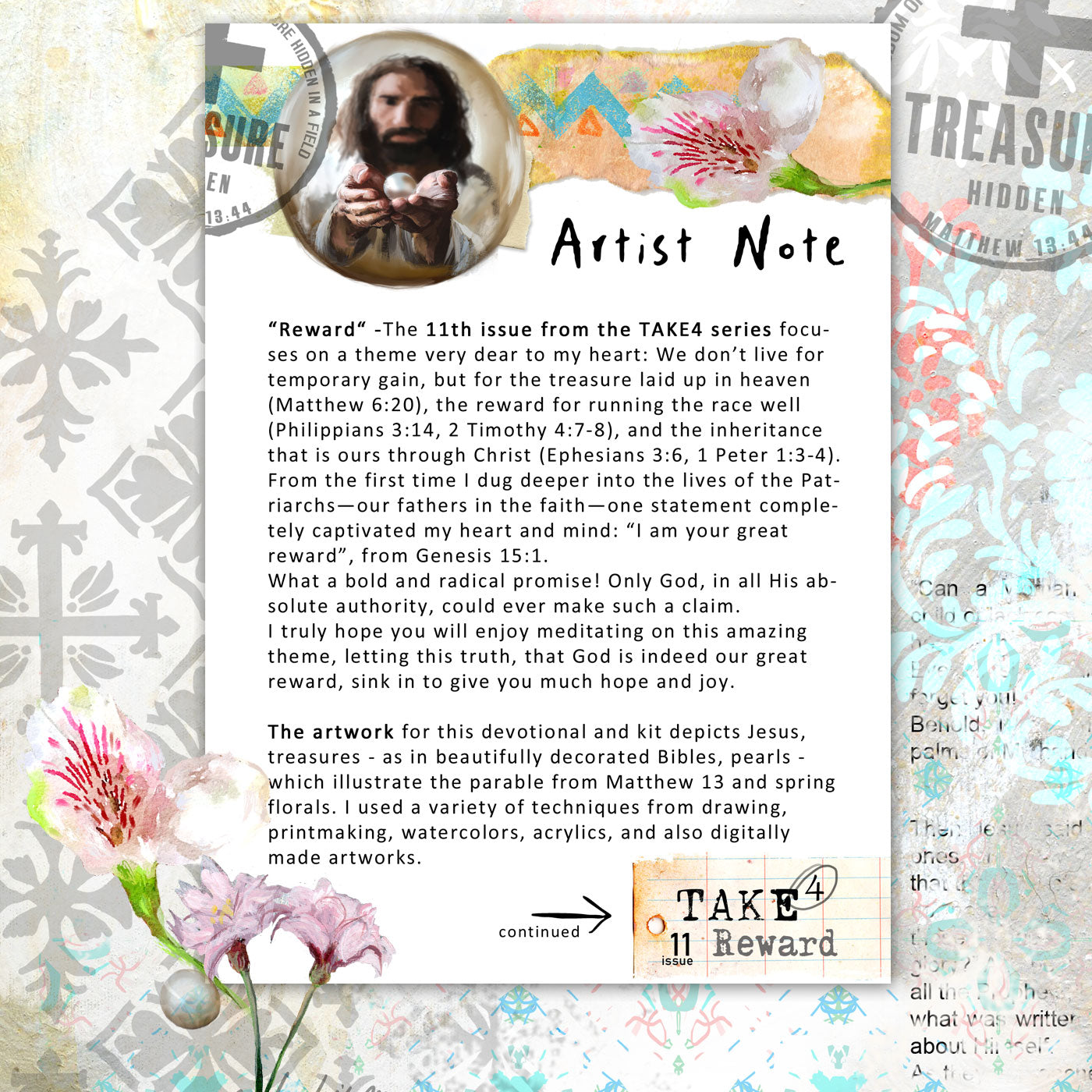 REWARD - Take 4 kit for Bible Journaling