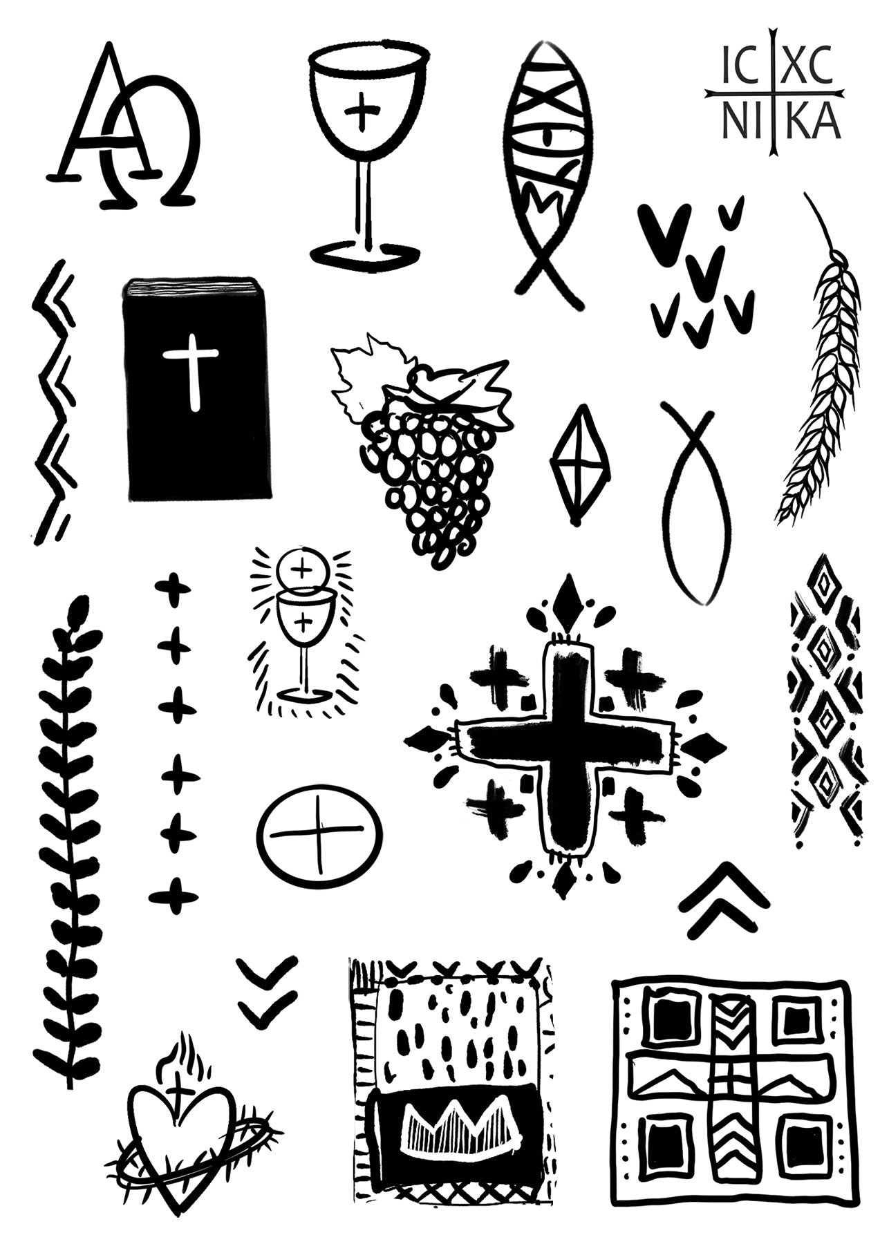 MARKS 2 - stamp set