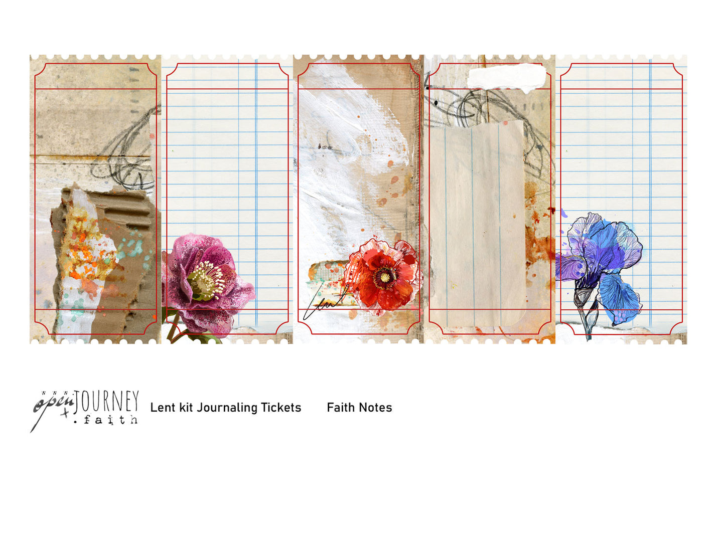 LENT-TRUST- 15 Journaling Tickets