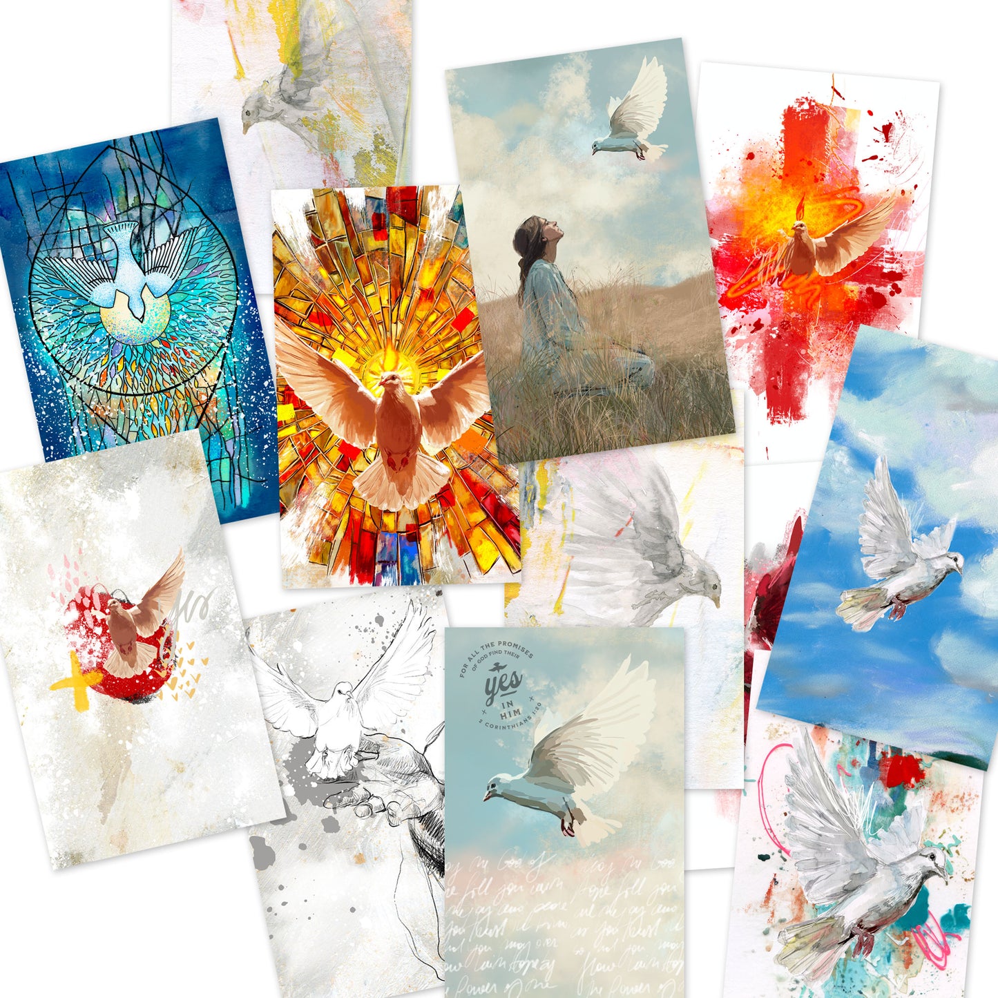 Holy Spirit 3x5 Note cards
