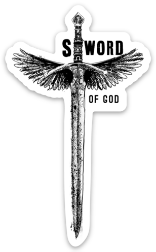Take 4- Heart Cut sticker - Word of God