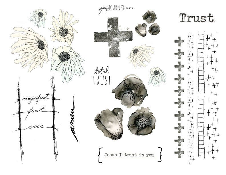 Total Trust - a Bible journaling creative devotional -digital download