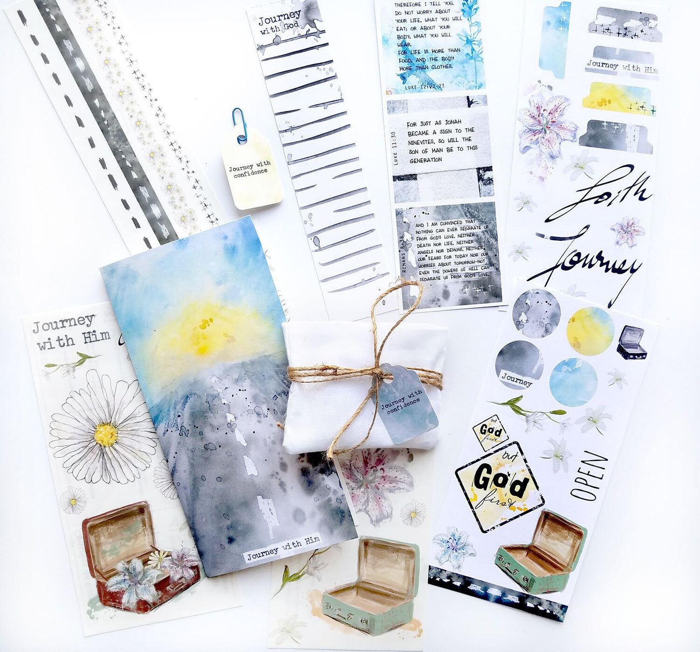 Journey with confidence - a Bible journaling creative devotional kit
