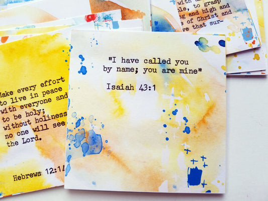 Inspirational Bible Verse Cards- set of 24
