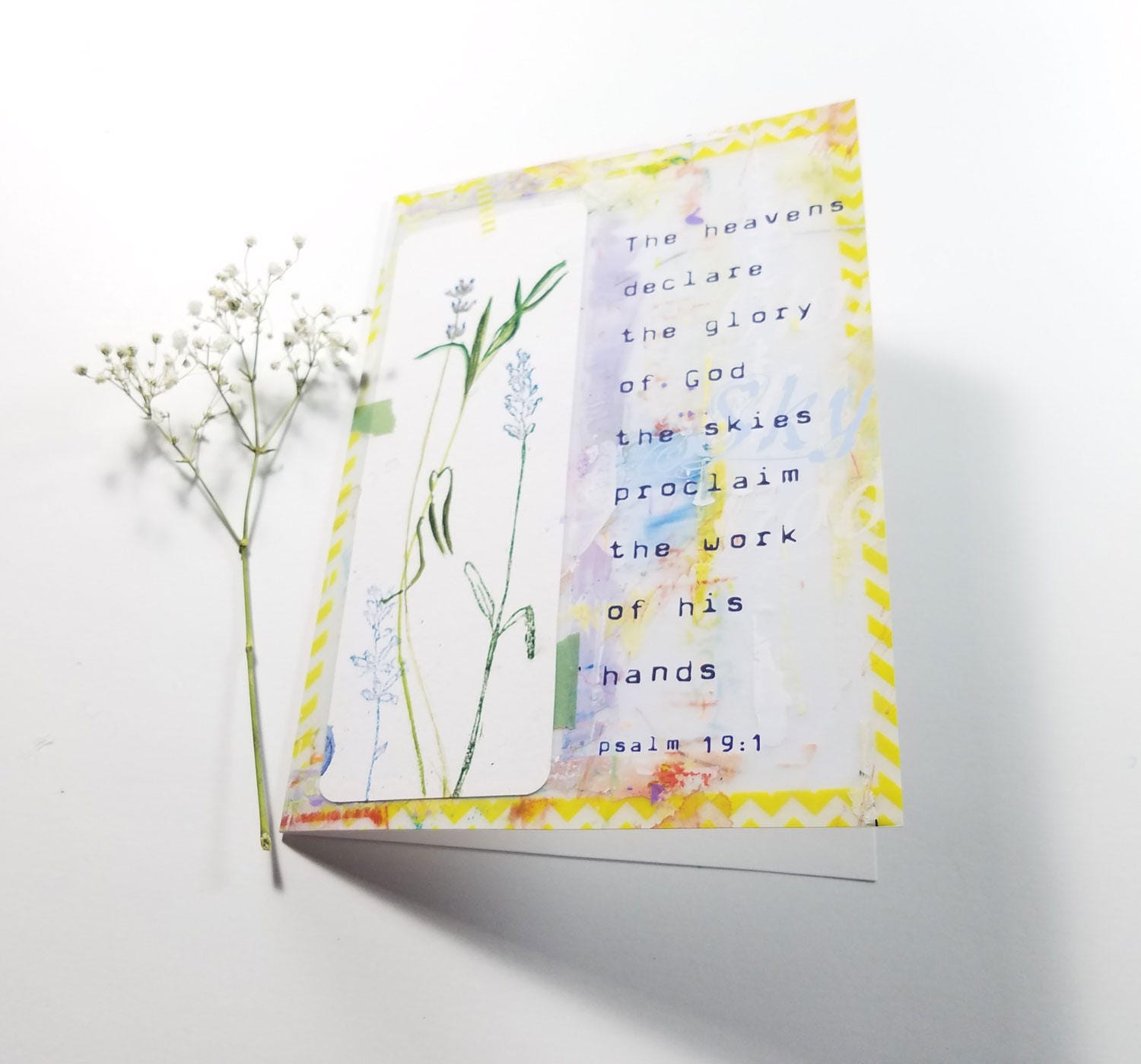 Psalm 19:1 Note Card 5x7