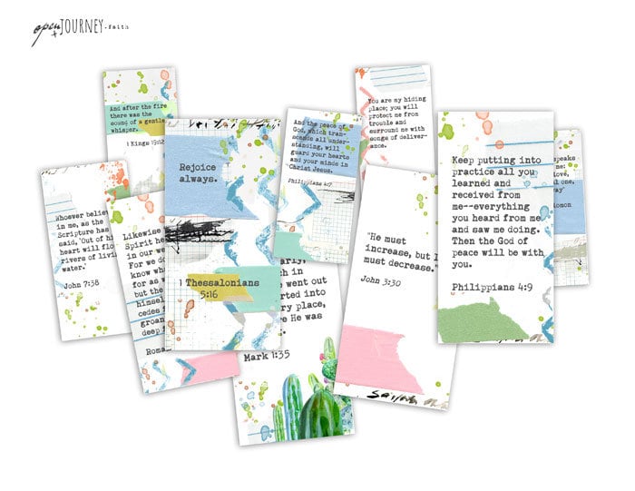 Desert Journey - a Bible journaling creative devotional -digital download