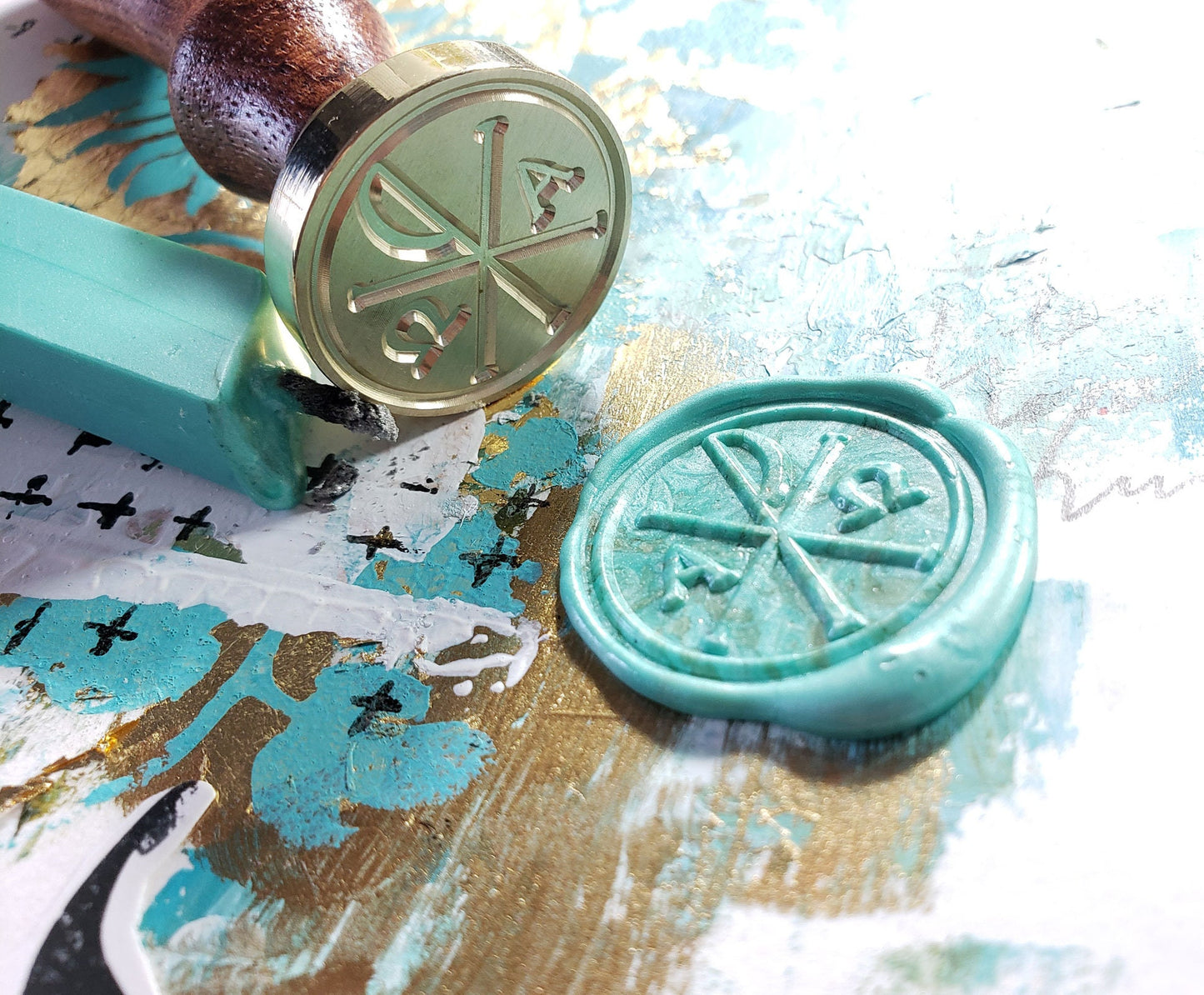 Christogram - wax seal stamp