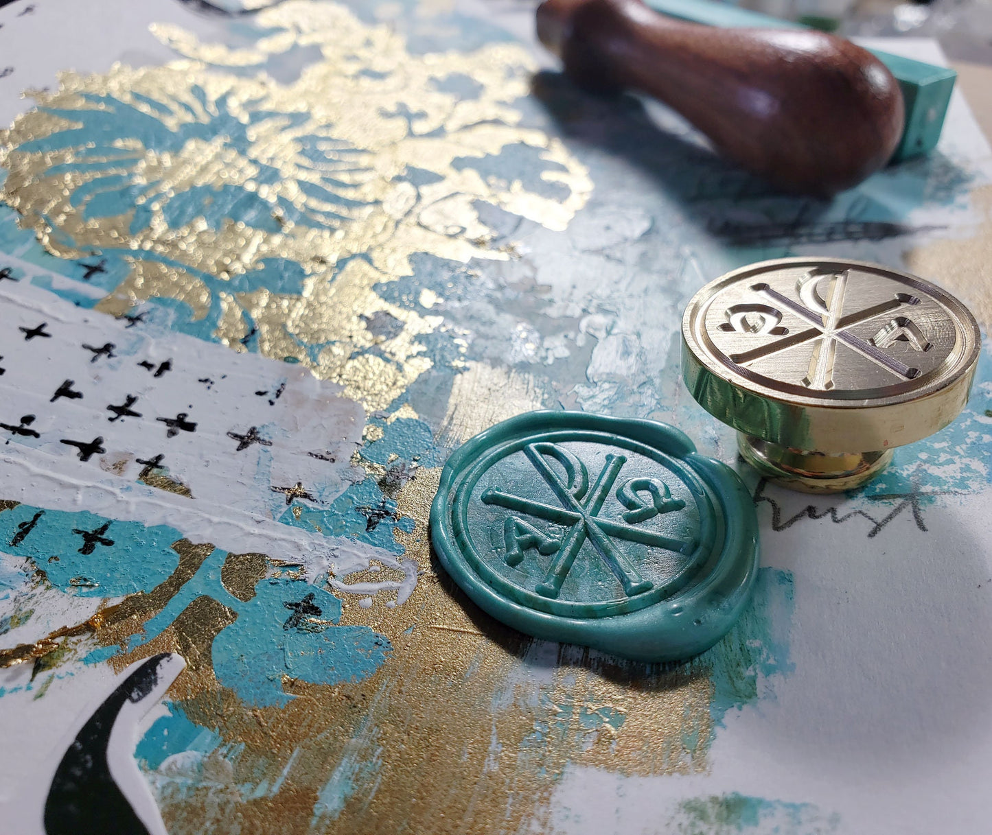Christogram - wax seal stamp