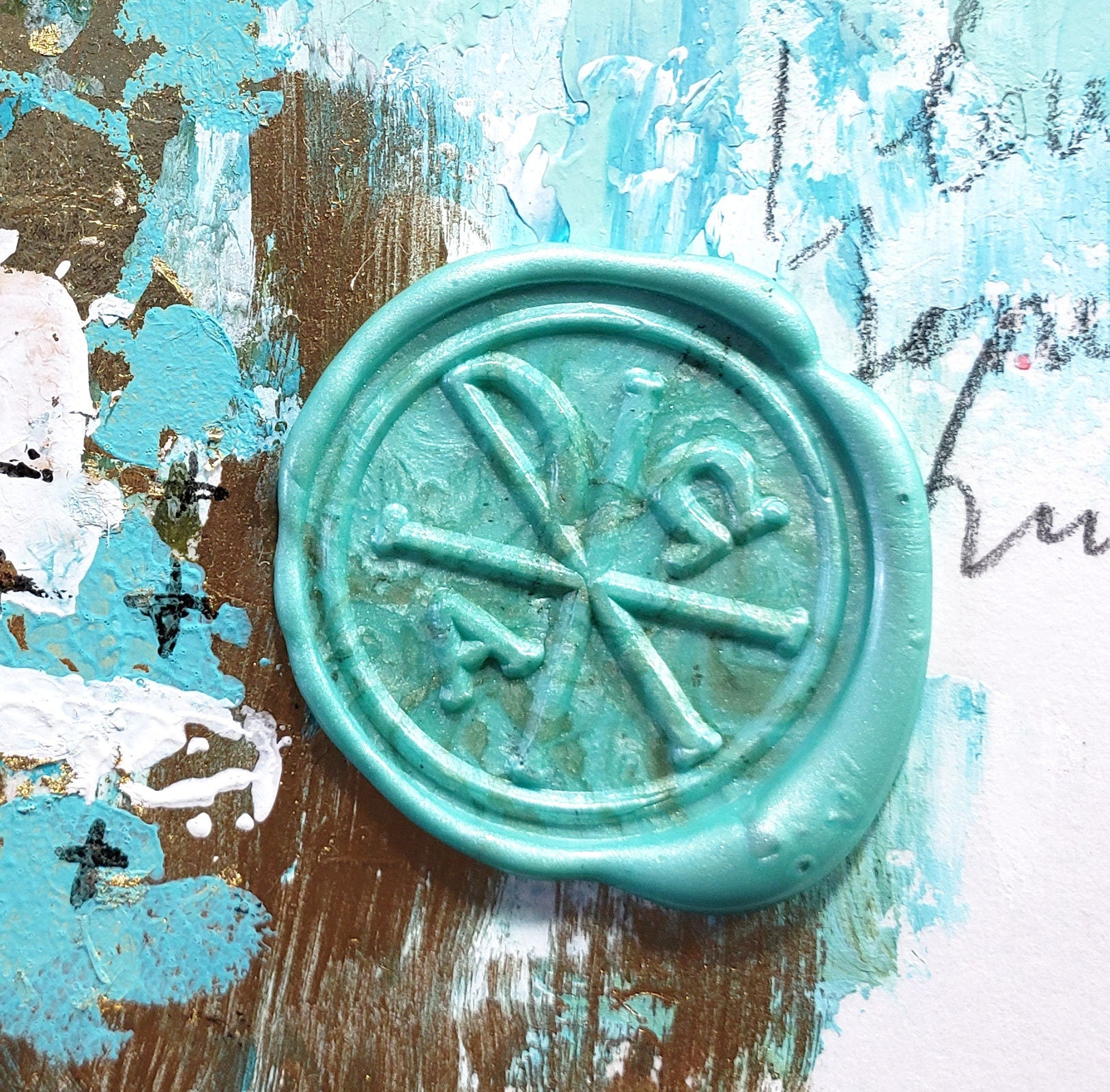 Christogram - wax seal stamp