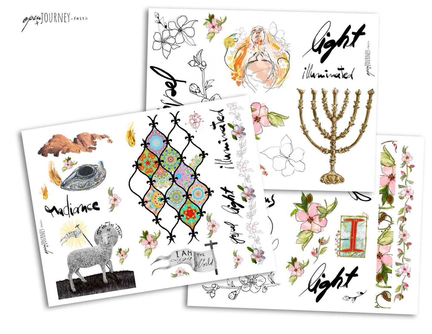 Illuminated - a Bible journaling creative devotional -digital download