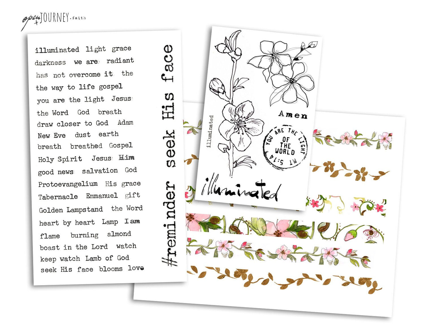Illuminated - a Bible journaling creative devotional -digital download