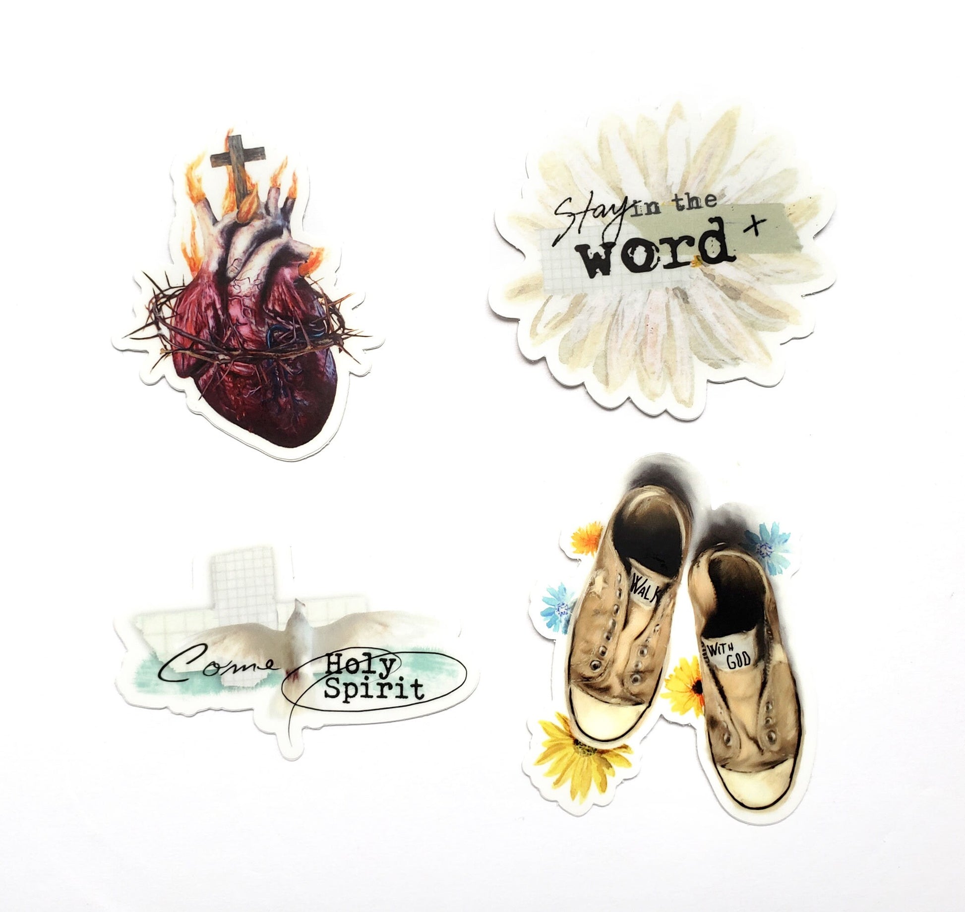 Faith sticker combo - 4 stickers