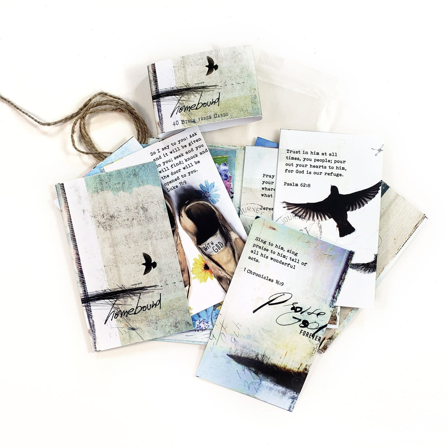 Homebound - set of 40 Bible verse cards