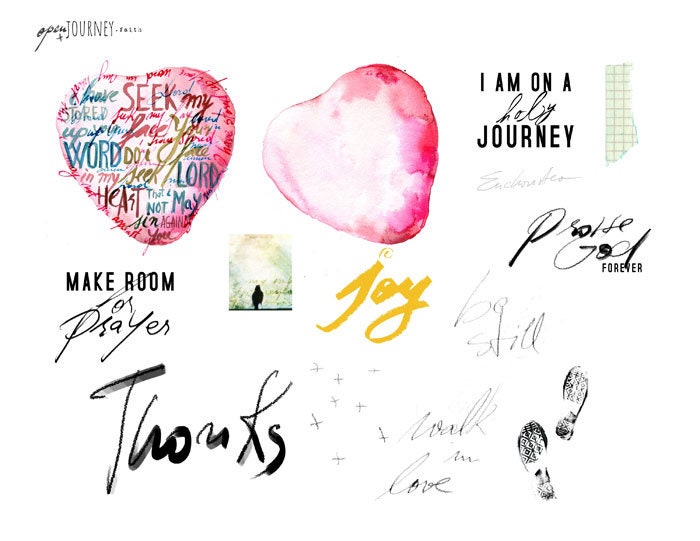 Homebound- set of 40 Bible Journaling Cards -digital download