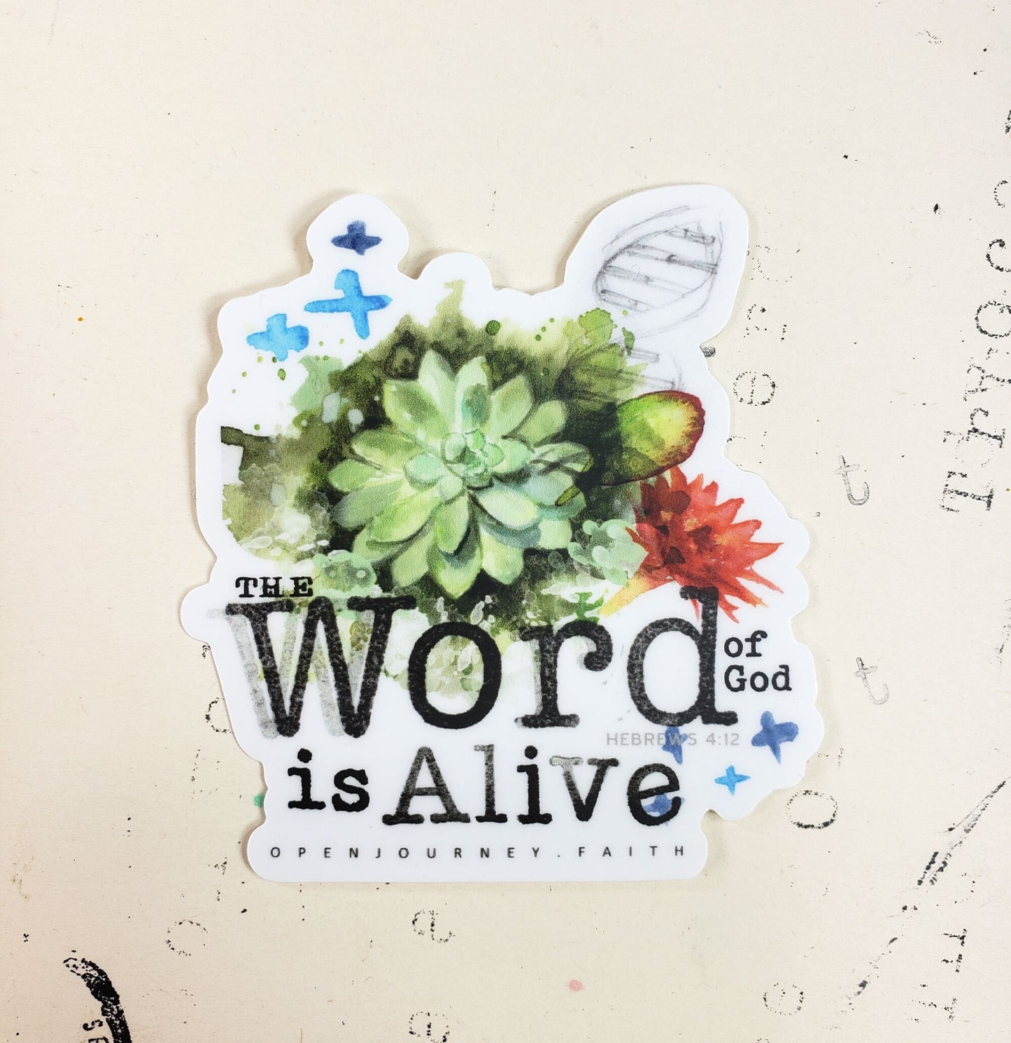 The Word is Alive - sticker