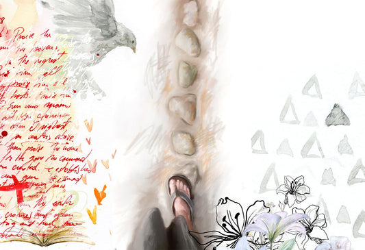 The Road to Emmaus- fine art print