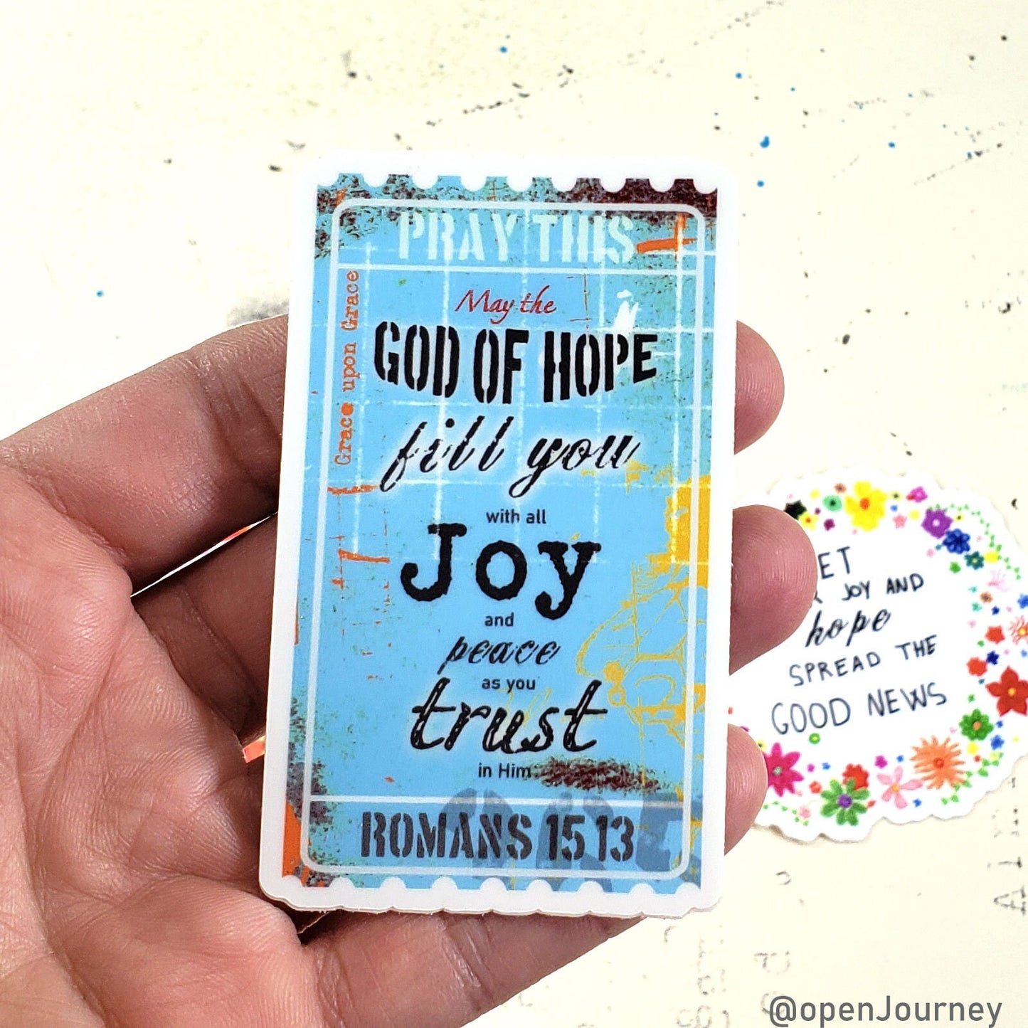 God of Hope - sticker