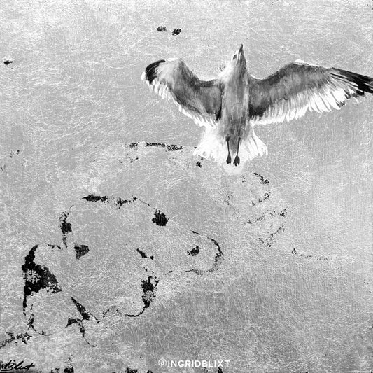 open- metallic print