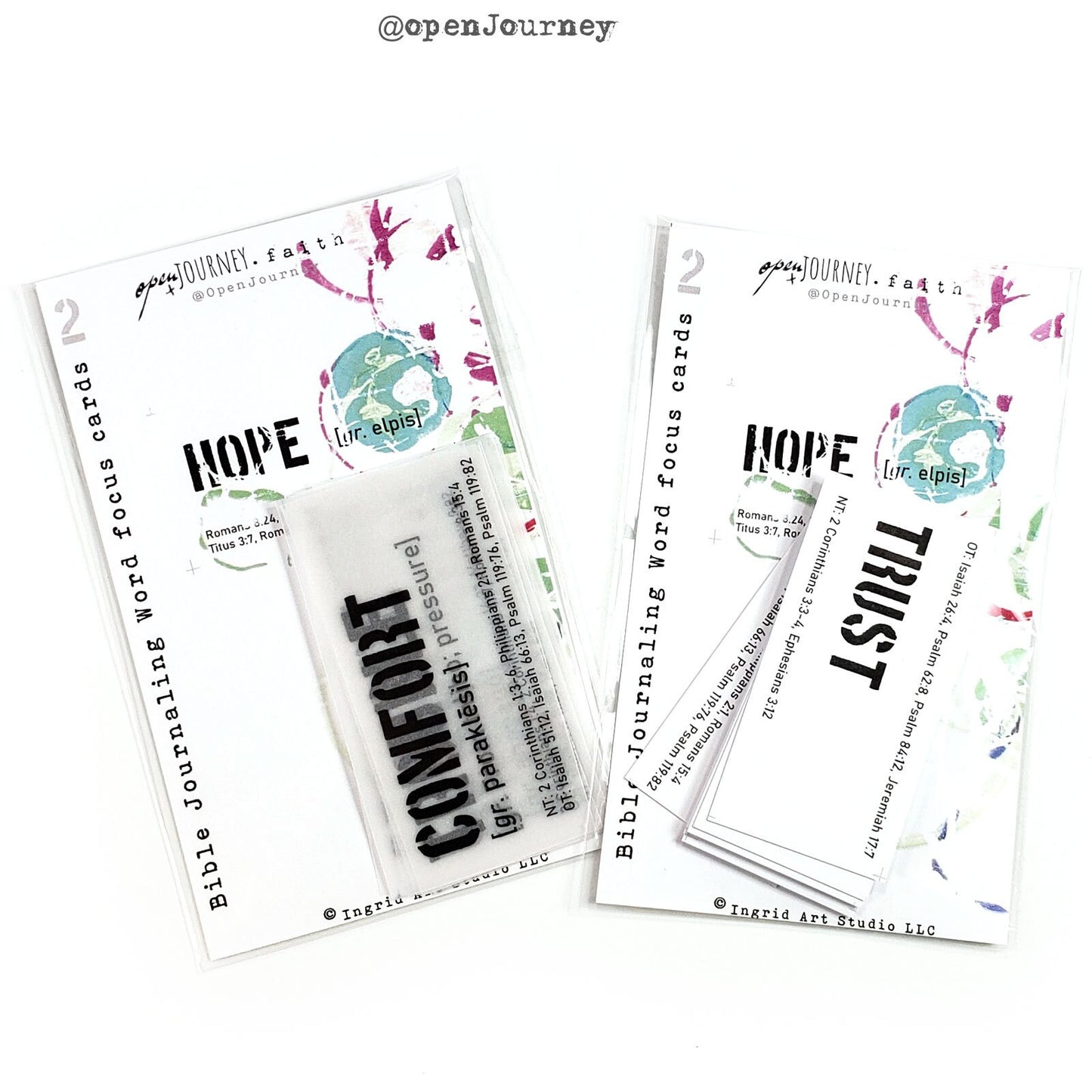 Word Focus 2- journaling cards