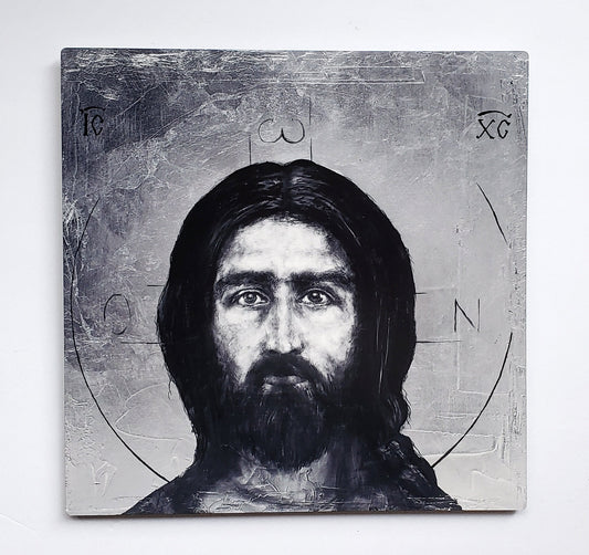 Christ Pantocrator - metal print