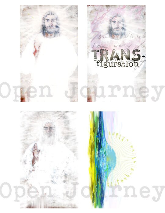 The Transfiguration- a creative bible study / Bible journaling creative devotional kit