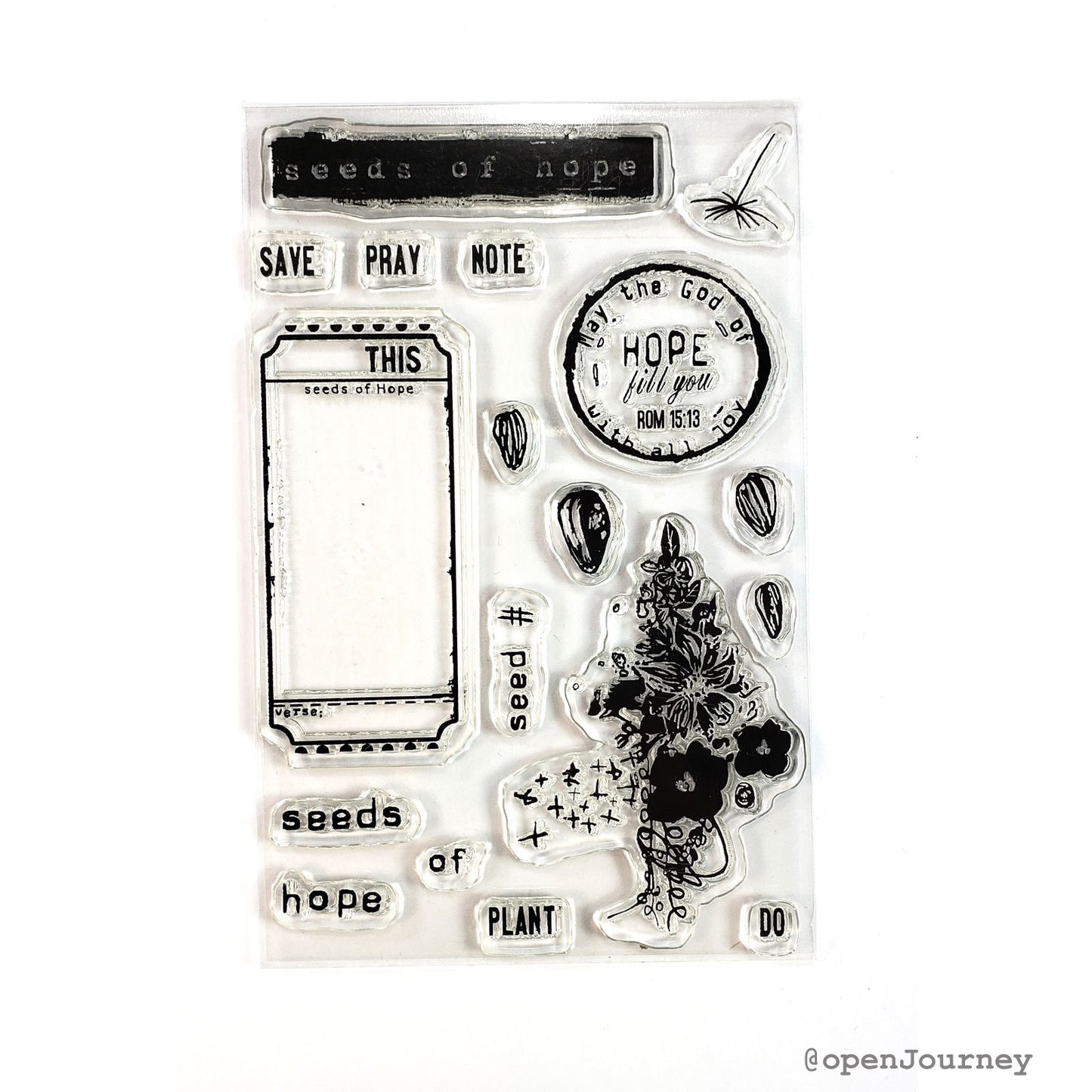 Seeds of Hope - kit elements - Stamp Set