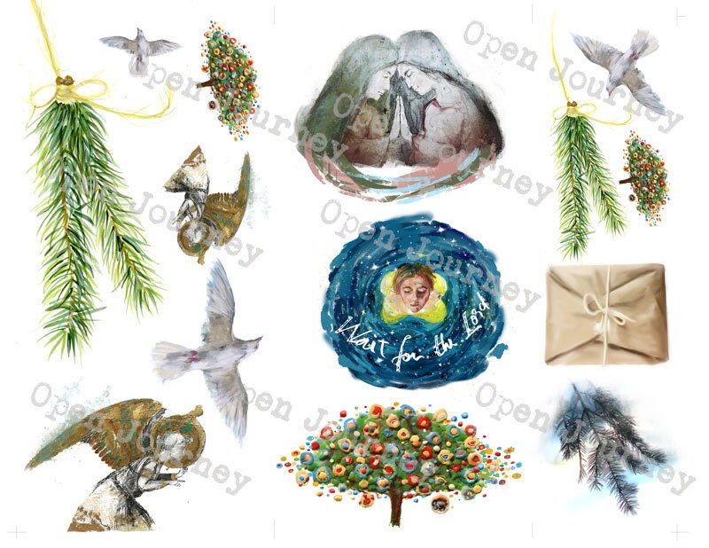 Wait for the Lord- an Advent creative bible study - digital download