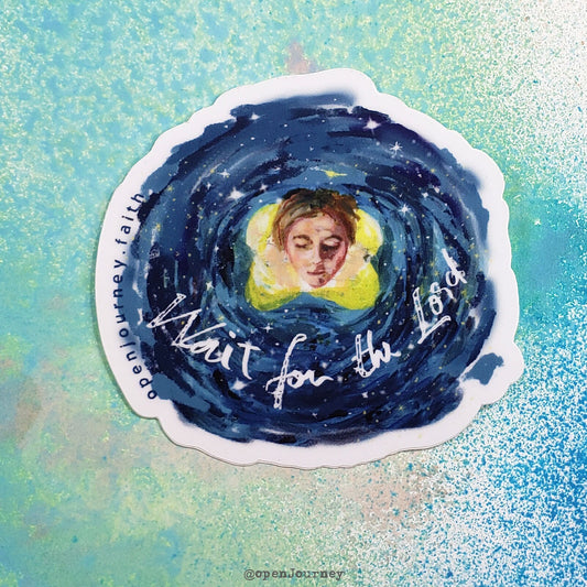 Wait for the Lord - sticker