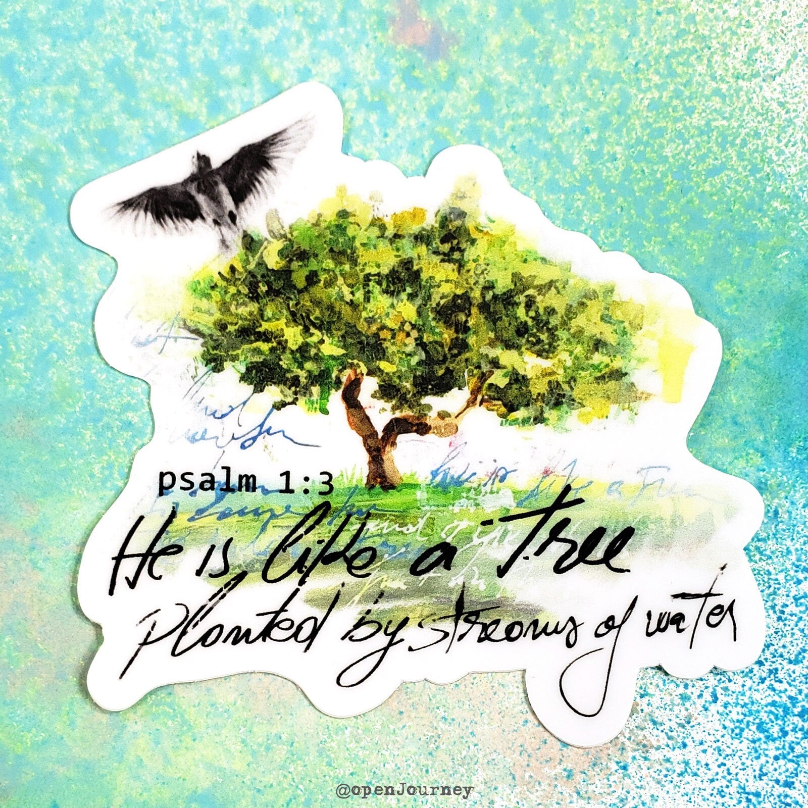 Psalm 1 - sticker