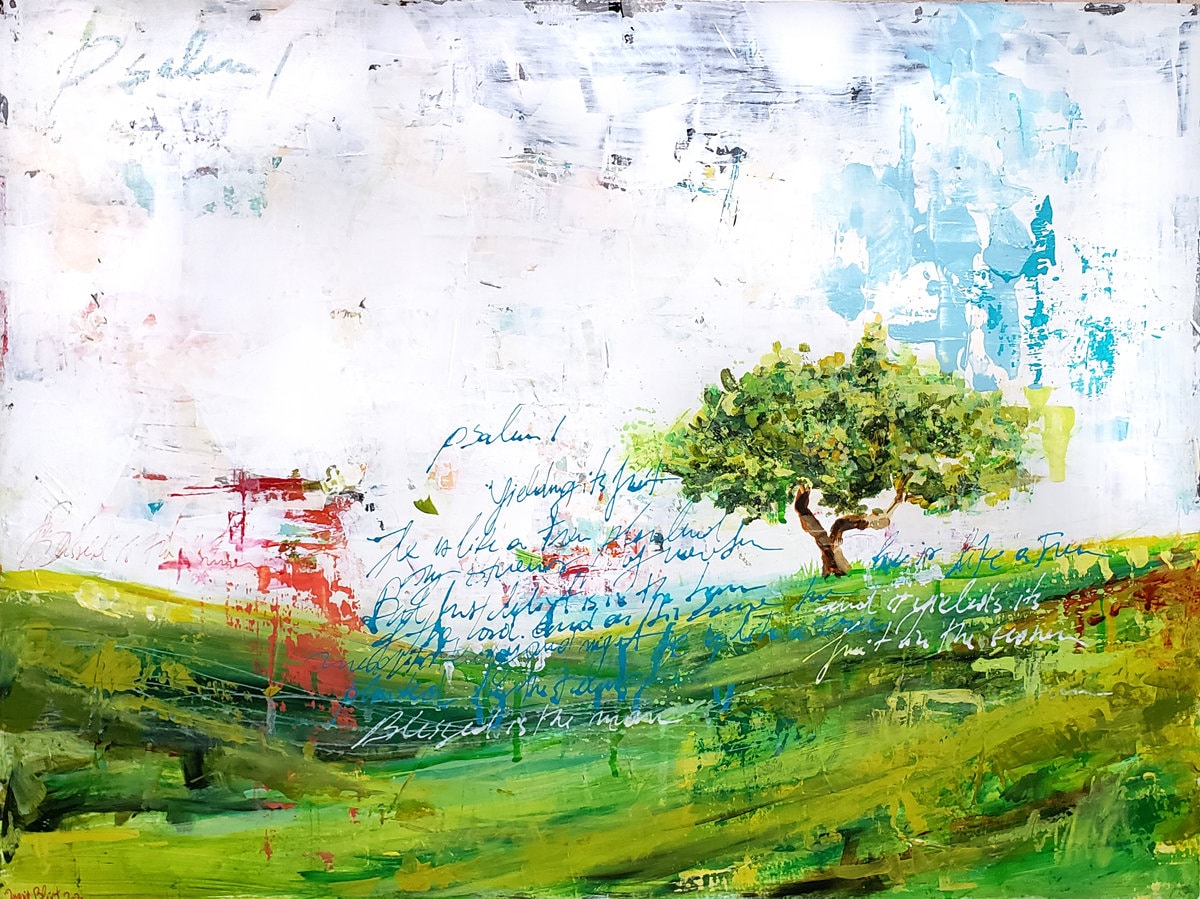 The Olive Tree-Psalm 1 - fine art print