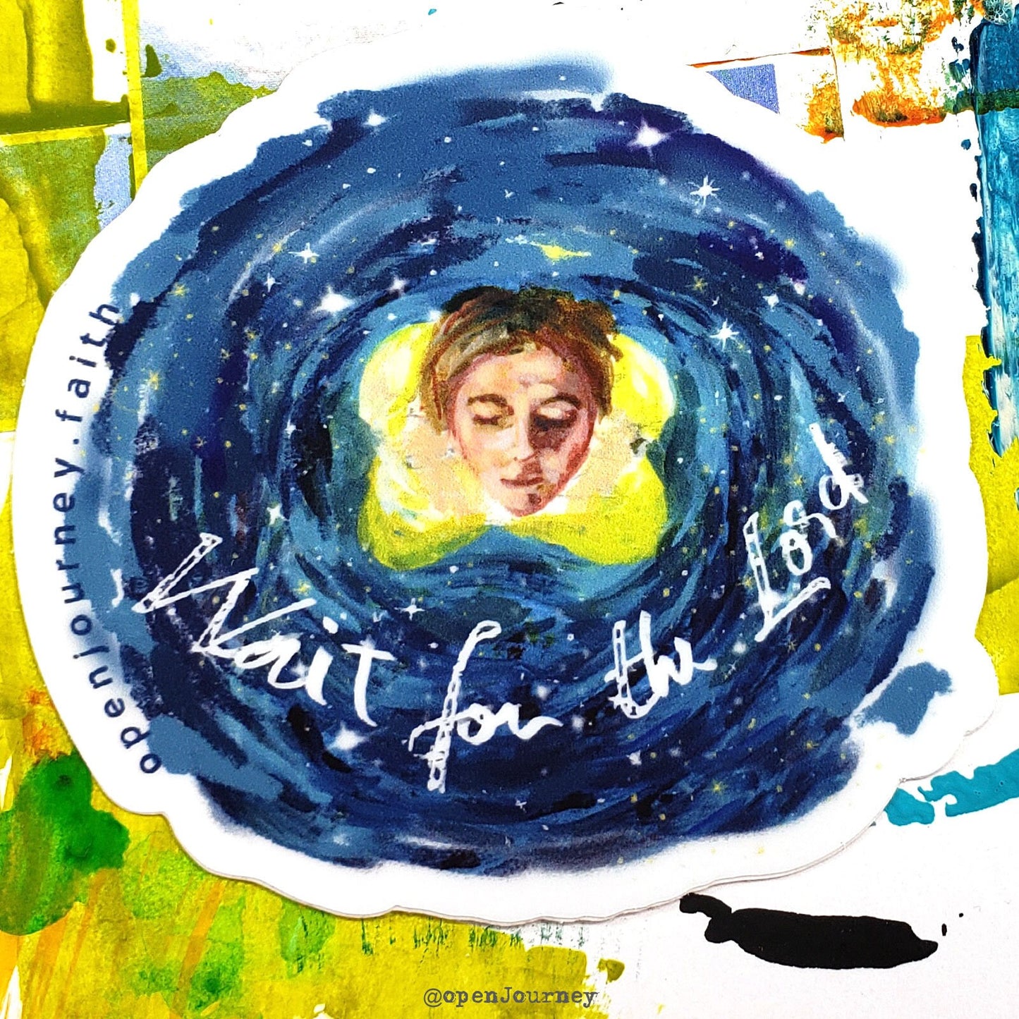 Wait for the Lord - sticker