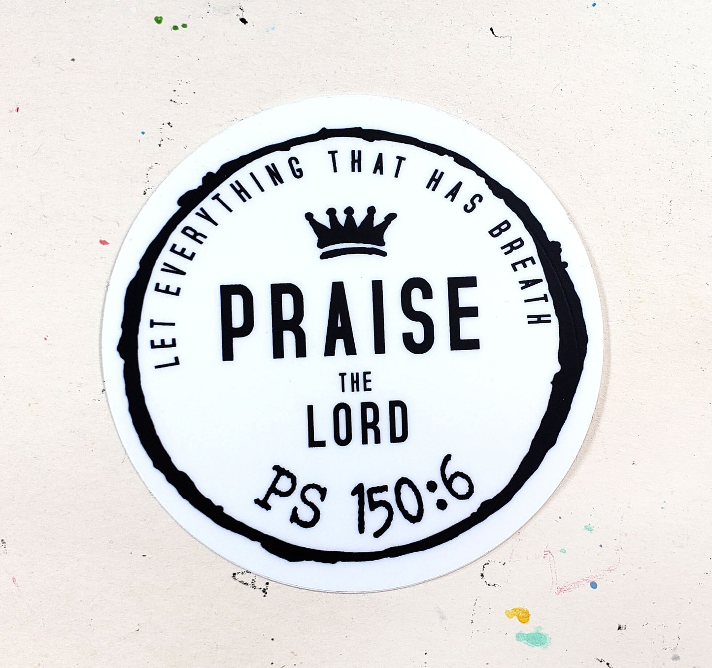 Praise - sticker