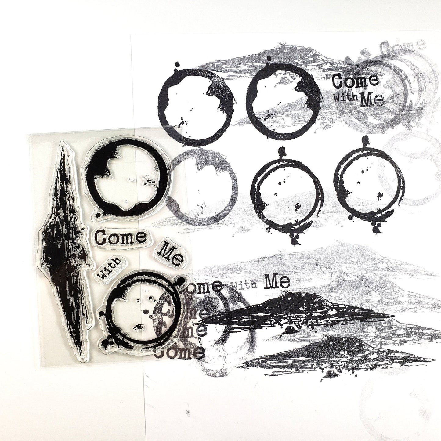 Come with Me - kit elements - Stamp Set