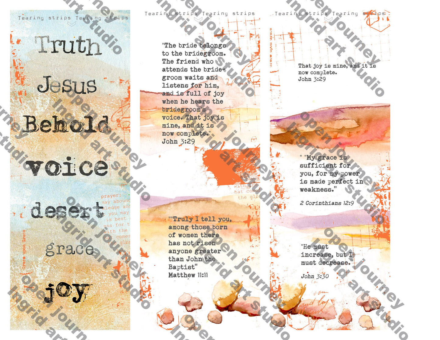 John the Baptist- a creative bible study, Bible journaling creative devotional - digital download
