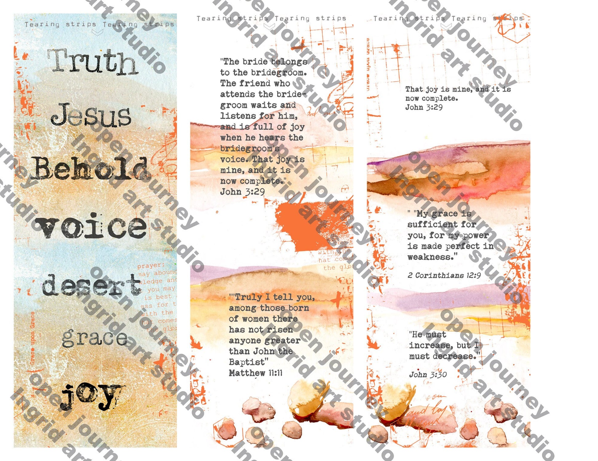 John the Baptist- a creative bible study, Bible journaling creative devotional - digital download