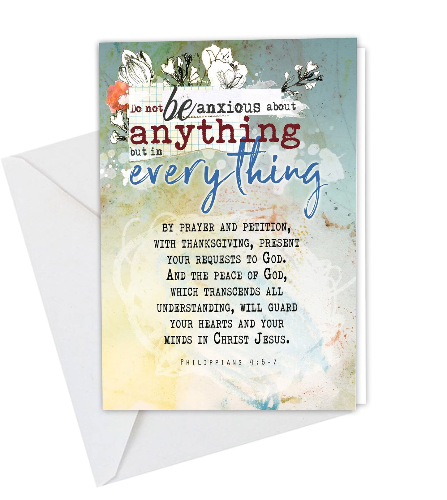 Peace through Prayer - card and postcard